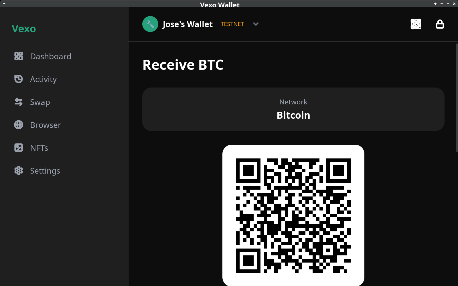 Receive Bitcoin QR